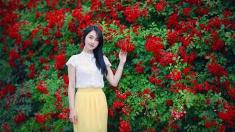 In nature black hair choi ji hyang wallpaper