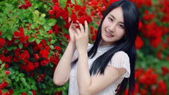 In nature black hair choi ji hyang wallpaper