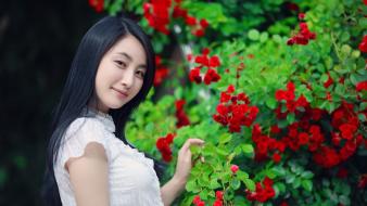 In nature black hair choi ji hyang wallpaper