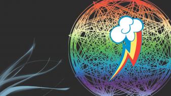 My little pony rainbow dash cutie mark wallpaper