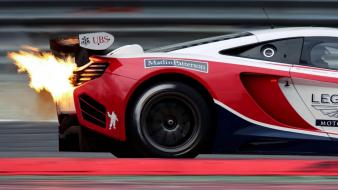 Racing mclaren mp4-12c high sport exhaust wrap wallpaper