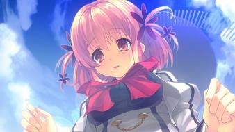 Short seifuku game cg blush line neko wallpaper