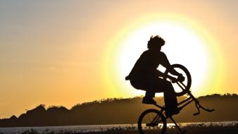 Sunset calendar bmx 2009 wallpaper