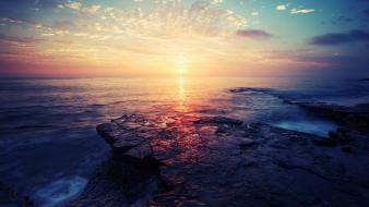 Sunset sea wallpaper