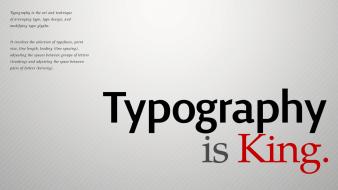 Text quotes king typography word