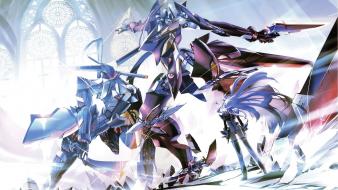 Video games xenosaga artwork wallpaper