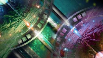Artwork lighting colors mechanism new waves wallpaper