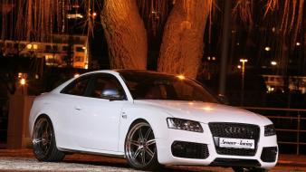 Cars audi tuning white s5 wallpaper