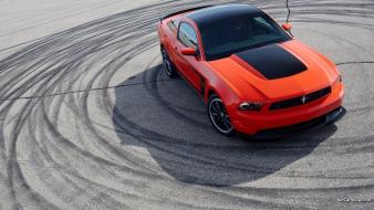 Cars ford mustang asphalt tyres wallpaper