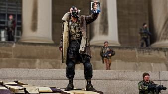 Dark knight rises harvey dent armoured vehicles wallpaper