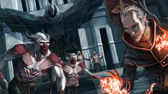 Dragon age 2 orsino qunari wallpaper