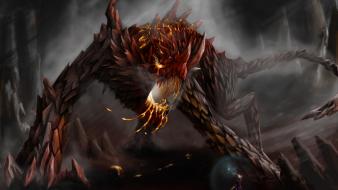 Fantasy art battles wallpaper