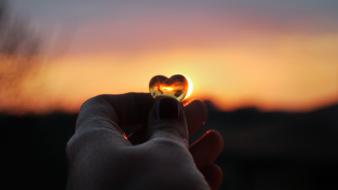 Hands hearts wallpaper