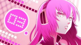 Megurine luka long hair girl eyes faces wallpaper