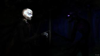 Minecraft enderman slenderman slender wallpaper