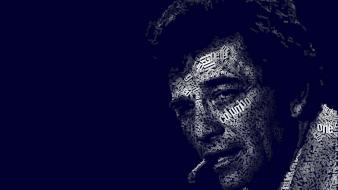 Minimalistic text tv series columbo typographic portrait wallpaper