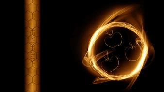 My little pony applejack cutie mark wallpaper