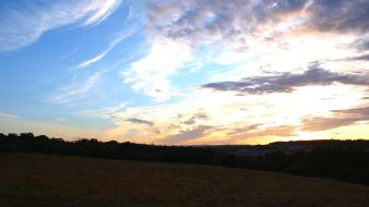 Nature trees fields scotland hdr photography skyscapes wallpaper