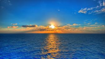 Sun seascapes wallpaper