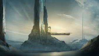 Tower halo deviantart digital art artwork forerunner wallpaper