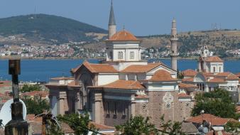 Turkey holidays view ayvalık sarimsakli sea wallpaper