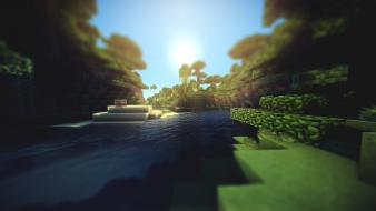Video games minecraft wallpaper