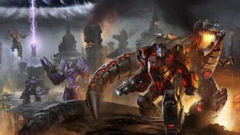 Video games widescreen transformers fall of cybertron wallpaper