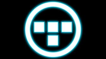 Blue tron disk uprising neon