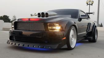 Cars ford mustang knight rider widescreen wallpaper