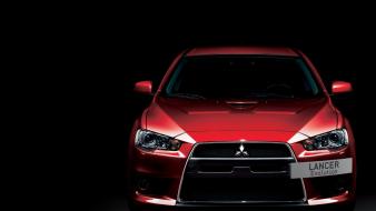 Cars mitsubishi lancer evolution x front view wallpaper