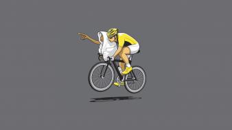 Minimalistic biker e.t.