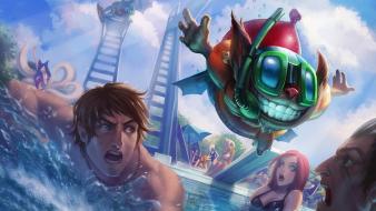 Pools champions online riot moba ziggs game wallpaper