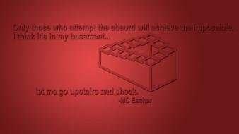 Quotes illusions mc escher wallpaper