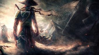 Samurai fantasy art wallpaper