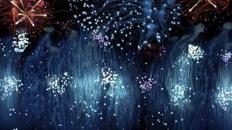 Abstract 3d salute flash light wallpaper