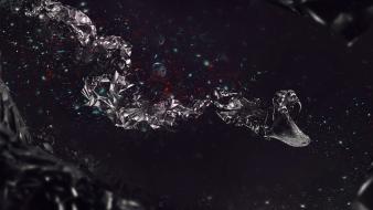 Abstract broken snakes digital art shine spot wallpaper
