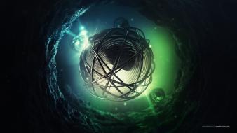 Abstract digital art 3d abyss lacza wallpaper