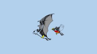 Batman robin fun art pun wallpaper