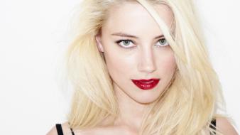 Blondes actress amber heard faces wallpaper