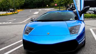Blue cars lamborghini wallpaper
