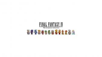 Final fantasy video games iv sprites wallpaper
