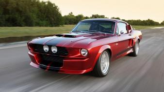 Muscle cars ford mustang hdr photography widescreen wallpaper