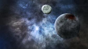 Outer space planets wallpaper