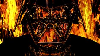 Star wars fire darth vader anakin skywalker wallpaper
