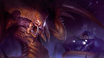 Starcraft hydralisk fantasy art creatures wallpaper