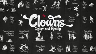 Text humor clowns typography reality artwork satire drawings wallpaper