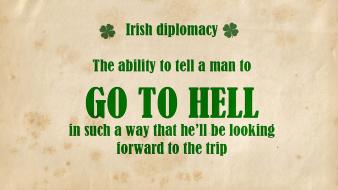 Text irish wallpaper