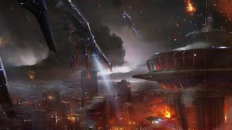 Video games mass effect science fiction 3 wallpaper