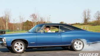 1967 burnout classic impala super chevy magazine wallpaper