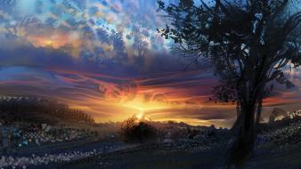 Abstract landscapes digital art android jones wallpaper